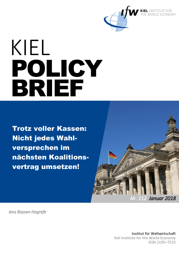 Cover image Kiel Policy Brief