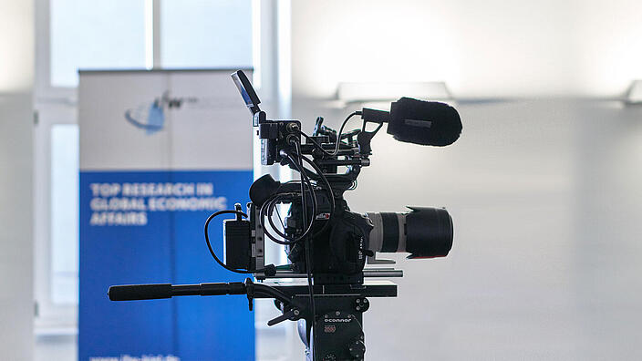 Camera at an event of the Kiel Institute